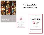 Crucifixion Memorial Card